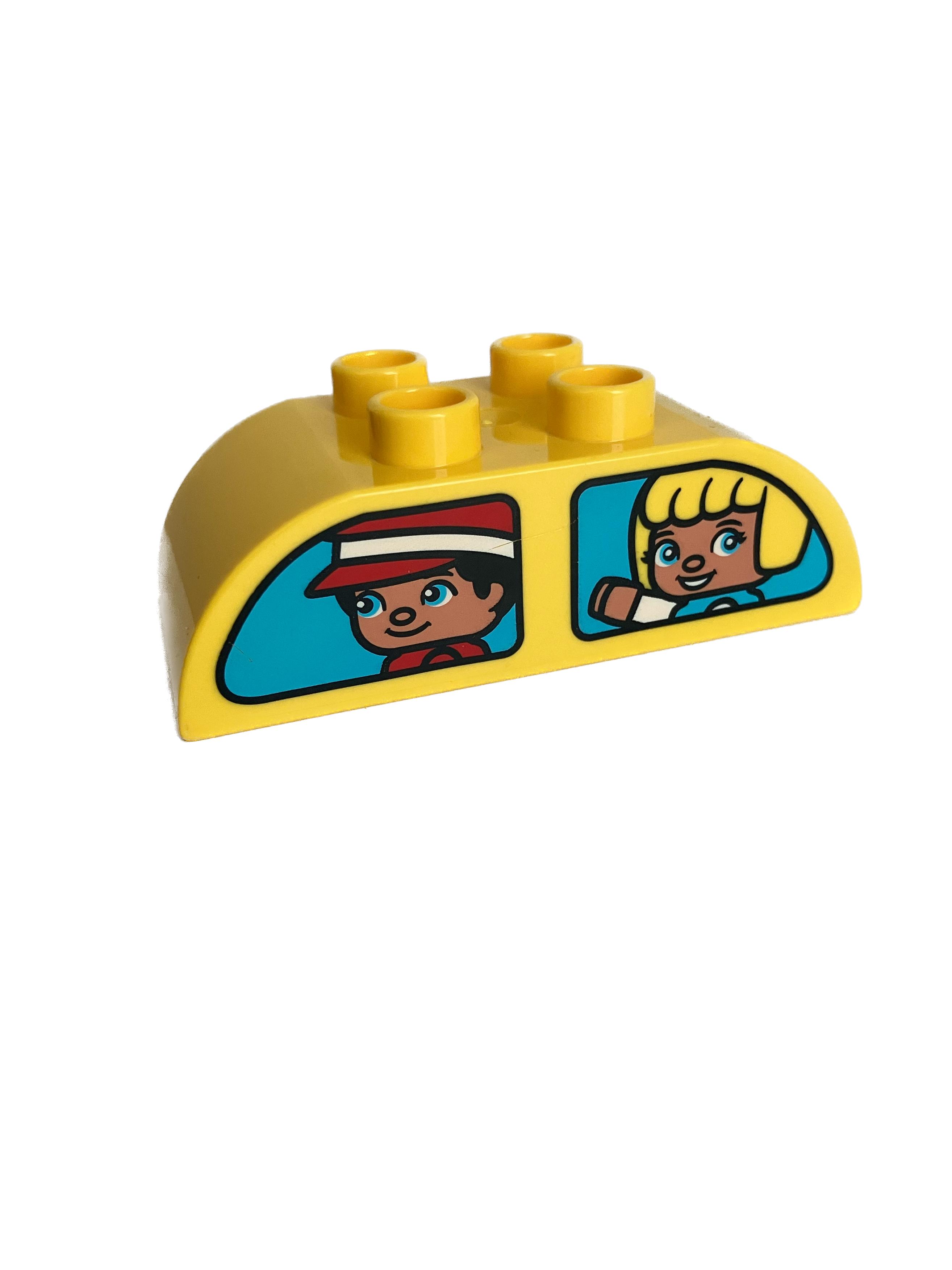 Lego Duplo děti v autě žlutá
